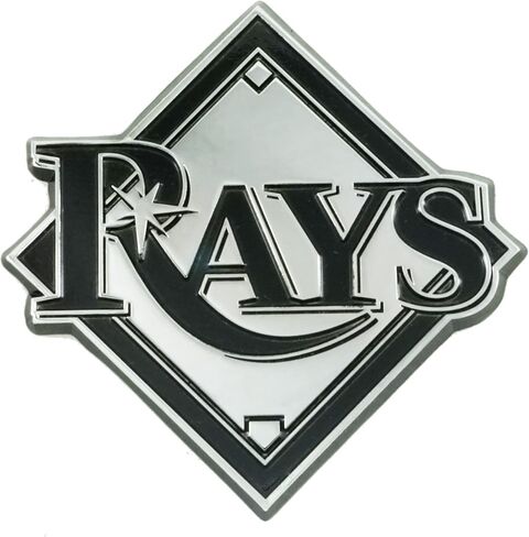 FANMATS 26731 Tampa Bay Rays 3D Chrome Metal Auto Emblem in Kuwait