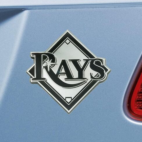 FANMATS 26731 Tampa Bay Rays 3D Chrome Metal Auto Emblem in Kuwait