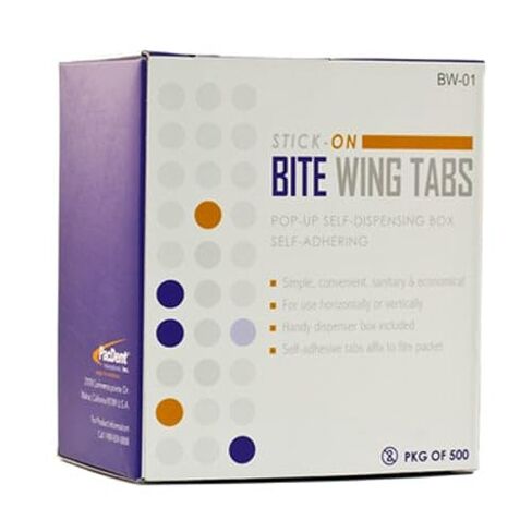 باك-دينت CP001/BW-01 أقراص الأسنان X-Ray Bite Wing Tabs Stick-On 500/Bx in Kuwait