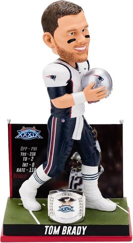 FOCO Forever Collectibles Tom Brady New England Patriots Super Bowl Special Edition - الفوز الثالث لـ Bobblehead in Kuwait