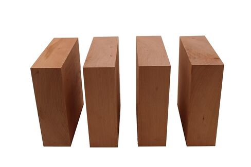 4 Beautiful Black Cherry Kiln Dried Bowl Blanks Turning Block Wood Shop Small Projects Ready to Finish Turn Approximately 6" X 6" X 3" in Kuwait