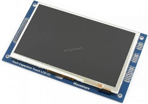 شاشة LCD تعمل باللمس 7 بوصة (C) 7 بوصة 800 * 480 نقطة وحدة عرض TFT متعددة الألوان جرافيك LCM شاشة تعمل باللمس بالسعة الخلفية وحدة تحكم لوحة LED RA8875 @ XYG in Kuwait