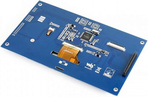 شاشة LCD تعمل باللمس 7 بوصة (C) 7 بوصة 800 * 480 نقطة وحدة عرض TFT متعددة الألوان جرافيك LCM شاشة تعمل باللمس بالسعة الخلفية وحدة تحكم لوحة LED RA8875 @ XYG in Kuwait
