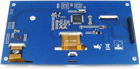 شاشة LCD تعمل باللمس 7 بوصة (C) 7 بوصة 800 * 480 نقطة وحدة عرض TFT متعددة الألوان جرافيك LCM شاشة تعمل باللمس بالسعة الخلفية وحدة تحكم لوحة LED RA8875 @ XYG in Kuwait