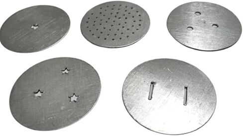 Aluminum Murukku Maker Chakli Sev Sancha Kitchen Dough Press with 5 Different Jalis, Ribbon Pakoda Idiyappam Gathiya Maker in Kuwait