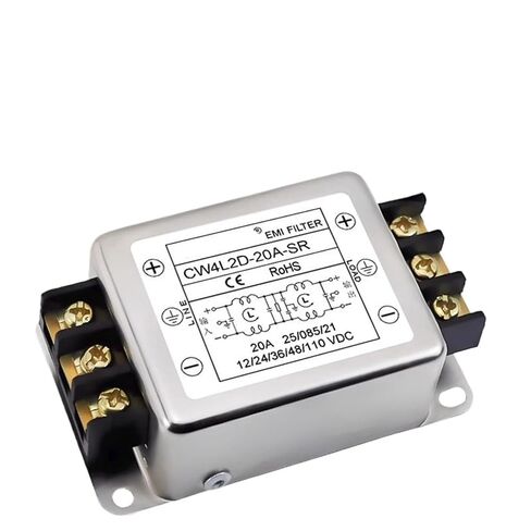 EMI Filter Terminal Type DC Two-Stage CW4L2D-3/6/10/20A-SR Power Supply Filter Power Purifier Anti-Interference(CW4L2D-20A-SR) in Kuwait