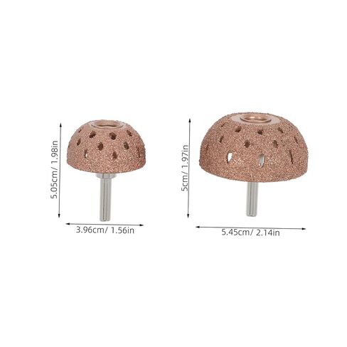 NUOBESTY 2pcs Tungsten Steel Grinding Head for Car Wheels and Jewelry Polishing, High Precision Abrasive Drill Bits Compatible with Equipment, for Tire Repair Buffing Wheel Tool in Kuwait