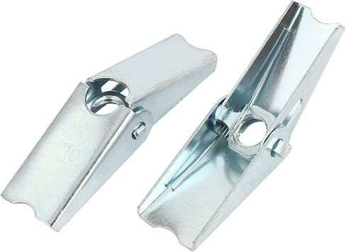 uxcell M10 Dia Female Thread Spring Loaded Hollow Wall Anchor Toggle Wing Nut 5pcs in Kuwait
