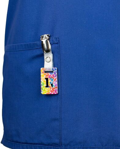 X-ray Markers with Carry-on Strap Radiography Tablet Markers Radiopaque L and R for Radiographer with Red Roses Floral Pattern Clip with Metal Poppers in Kuwait