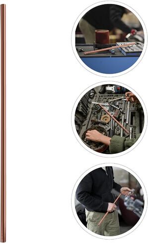 أنابيب نحاس حمصفو أنبوبة نحاس دائرية طول 500 ملم سماكة 1.5 ملم قطر 12 ملم بأبعاد دقيقة وهيكل بسيط للحرف اليدوية والاستخدام الصناعي in Kuwait