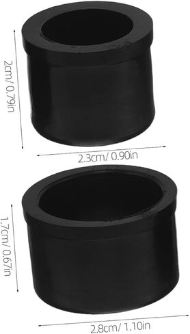 Toddmomy 5 Sets Portable Abs Oboe Cork Protector Caps for Joint and Mouthpiece, Reliable Service Life, for Transport and Storage, Suitable for Oboe and Saxophone Players in Kuwait