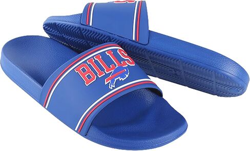 FOCO Buffalo Bills X-Large Slides for Men NFL Molded EVA Foam Sandals | Water Resistant, Officially Licensed in Kuwait