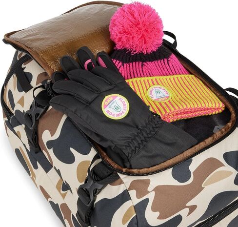 evo 40L Kids Boot Pack Backpack, Ski & Snowboard Gear Bag with Helmet Storage & Padded Straps in Kuwait