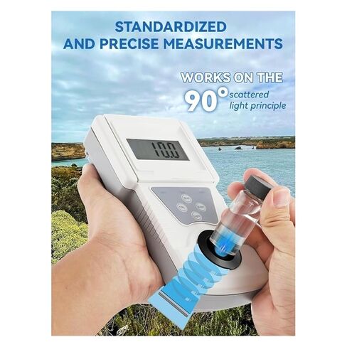 Water Turbidity Analyzer, Digital Turbidity Meter Turbidimeter Portable Water Accordance in Kuwait