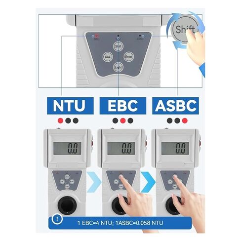Water Turbidity Analyzer, Digital Turbidity Meter Turbidimeter Portable Water Accordance in Kuwait
