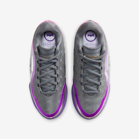 Nike Lebron XXIII Bubble Boy Big Kids' Basketball Shoes (Cool Grey/Metallic Silver/Black) Size 7 in Kuwait