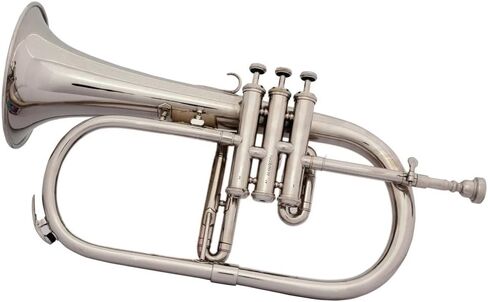 Bb Flugel Horn Plated With Free Hard Case+Mouthpiece (Nikil) in Kuwait