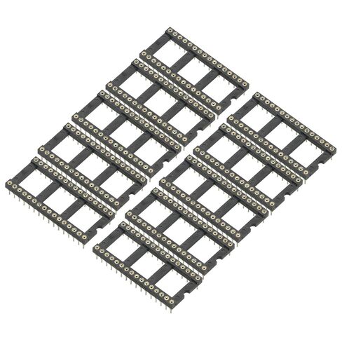 10 قطعة 32Pin DIP32 SIP مستديرة IC مآخذ محول اللحيم نوع 2.54 مللي متر الملعب 32 دبوس مستدير 15.2 مللي متر صف الملعب in Kuwait