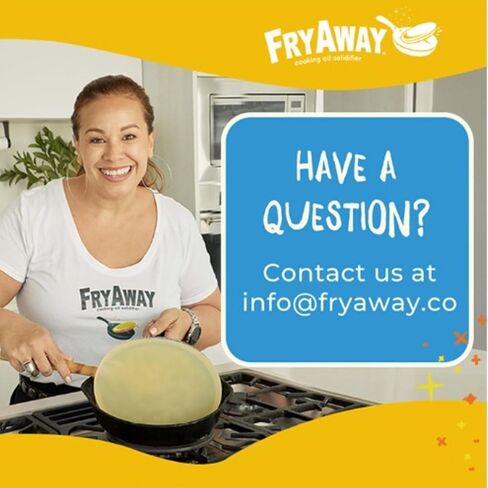 مسحوق تقوية زيت FryAway® MultiFry، 14 أونصة (400 جم) — يعالج ما يصل إلى 3 جالون من الزيت المستخدم — كما يظهر في خزان القرش — OU Kosher، حوض نباتي وصديق للبيئة مزود بمغرفة in Kuwait