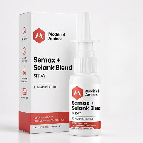 Semax + Selank Spray 5mg/5mg - صنع في الولايات المتحدة الأمريكية - أمينوسات معدلة in Kuwait