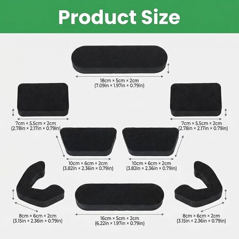 Helmet Padding Set Replacement Pads for Batting & Catcher Helmets, 0.79" Thick Cushion for Baseball Softball Safe Training in Saudi Arabia