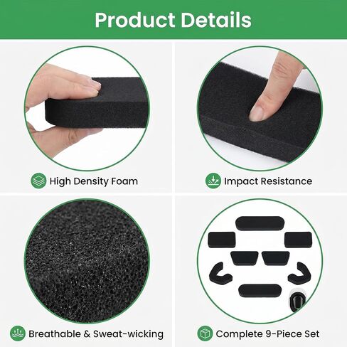Helmet Padding Set Replacement Pads for Batting & Catcher Helmets, 0.79" Thick Cushion for Baseball Softball Safe Training in Saudi Arabia