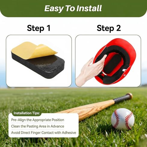 Helmet Padding Set Replacement Pads for Batting & Catcher Helmets, 0.79" Thick Cushion for Baseball Softball Safe Training in Saudi Arabia