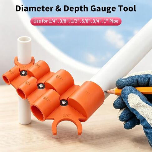 13 PCS Pipe Deburring Tool Set, Removal Tools Set for Fittings, Deburring Tool with 5 High Speed Steel Blades,Inner Outer Reamer Pipe Tubing Chamfer Tool for PVC PEX Copper Aluminum Pipes in Saudi Arabia