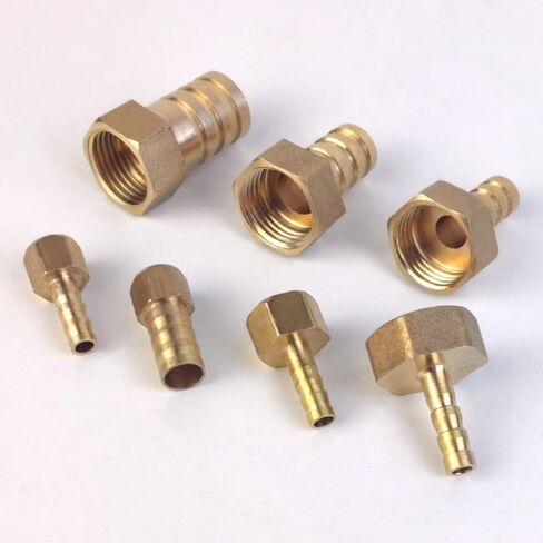 1pc M20x1.5 Metric Female Thread x Hose Barb 19mm Brass Coupling Coupler Connector Water Gas Oil in Kuwait