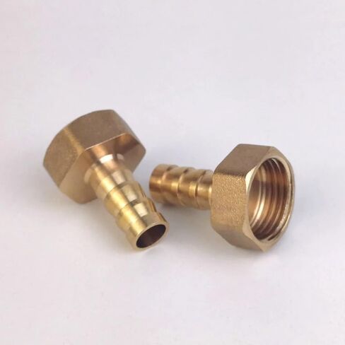 1pc M20x1.5 Metric Female Thread x Hose Barb 19mm Brass Coupling Coupler Connector Water Gas Oil in Kuwait