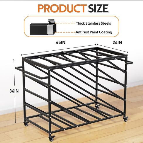 Premium Basketball Cart, Goods Premium Portable Ball Storage Locker, Basketball Rolling Cart Sports Equipment Storage with Handles and Wheels for Gym Home Garage School Court in Kuwait