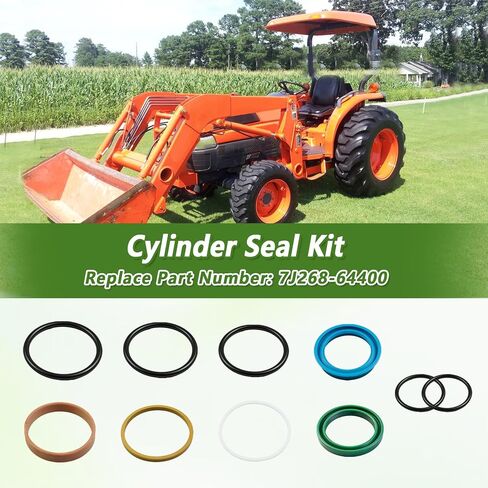 7J268-64400 Cylinder Seal Kit | Fit for Kubota L39 L4330DT L4630DT L5030GST LA853 TL1000 Tractor and Loaders in Kuwait