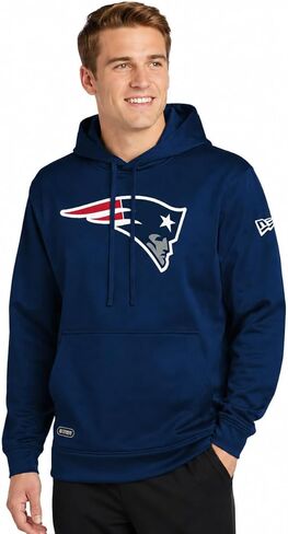 New Era NFL Team Color Mens Stadium Logo Pullover Hoodie in Kuwait