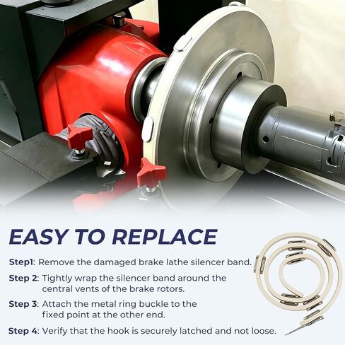 6920 Adjustable Brake Lathe Silencer Band for Ventilated Rotor, Fit for AMM CO 6920 SB6920, FMC/John Bean 90984/92022, Kwikway 108-1062-00 Van Norman 11485, Hunter 175-188-2, RELS 11488 Silencer Band in Saudi Arabia