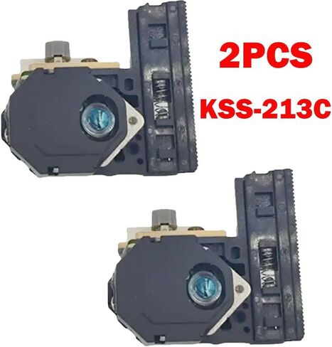 قطعتان من عدسة الليزر KSS-213C لالتقاط بصري لمشغلات Sony CD/VCD (أسود)، متوافقة مع KSM-213، CCM، CDM، CJM in Kuwait