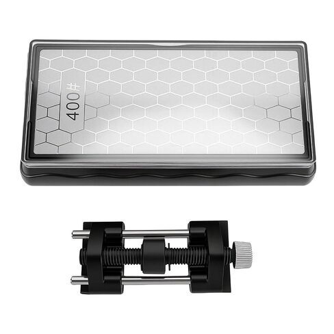 Fockety Diamond Sharpening Stone, Double Sided Diamond Whetstone Honing Guide Chisel Sharpening Jig for Chisels Planes Kitchen Tools in Kuwait