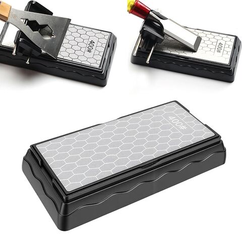Fockety Diamond Sharpening Stone, Double Sided Diamond Whetstone Honing Guide Chisel Sharpening Jig for Chisels Planes Kitchen Tools in Kuwait