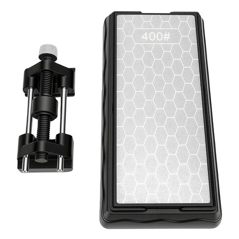 Fockety Diamond Sharpening Stone, Double Sided Diamond Whetstone Honing Guide Chisel Sharpening Jig for Chisels Planes Kitchen Tools in Kuwait