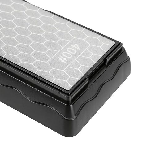 Fockety Diamond Sharpening Stone, Double Sided Diamond Whetstone Honing Guide Chisel Sharpening Jig for Chisels Planes Kitchen Tools in Kuwait
