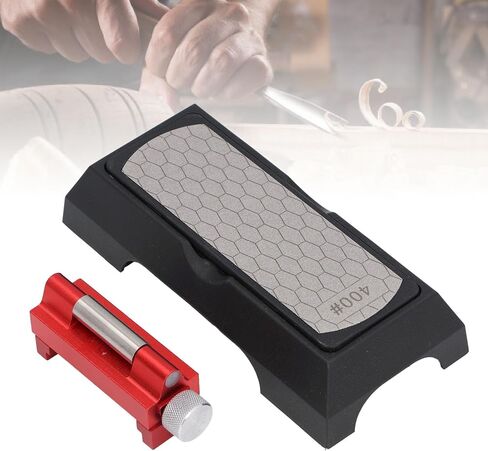 Sharpening Guide Set with Adjustable Angle for Sharpening Chisel Planers, Aluminium Alloy Material for Stability, Sharpening Stone 400 1000, Applicable to in Kuwait