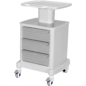 Dental Scanner Cart with 3 Drawers & 4 Wheels & 1 Top Tray Mobile Storage Cart 66 LBS Load for Hospital Clinic Salon Spa Office Bedroom in Kuwait