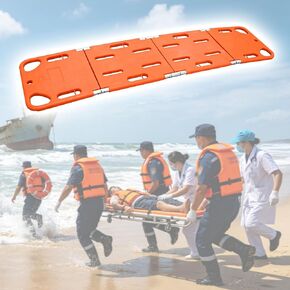 Foldable Spine Board Stretcher - Portable Emergency Rescue Backboard with Water Floating, Patient Transport, Head Immobilizer & Neck Brace for Ambulance Use in Kuwait