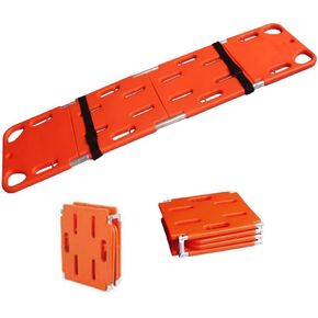 Foldable Lifeguard Spine Board Stretcher - Durable Water Rescue Backboard with 350Lb Capacity, Floatable Design, Ideal for Emergency Response & First Aid Rescue Operations in Kuwait