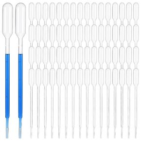 1000 Pcs 1ml Disposable Plastic Transfer Pipettes, Clear Graduated Eye Dropper for Essential Oils, Home Use, Science Class, Lab Experiments, Make up Tool in Saudi Arabia