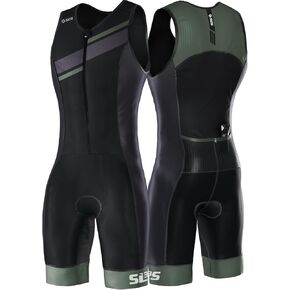 SLS3 Triathlon Suits Mens Elite Sleeveless Tri Suit Men - Trisuit Triathlon - Italian Chamois, Internal and Rear Pockets in Kuwait