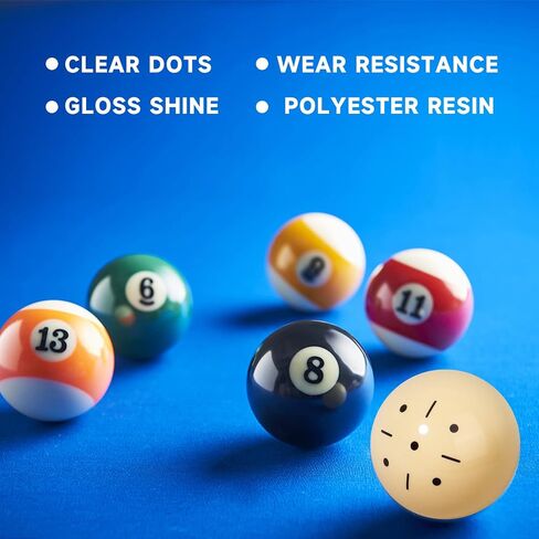GSE Games & Sports Expert Billiard Practice Training Cue Ball, AAA-Grade PRO Cup Standard Pool Billiard Cue Ball (6 oz 2-1/4" Several Colors Available) in Kuwait