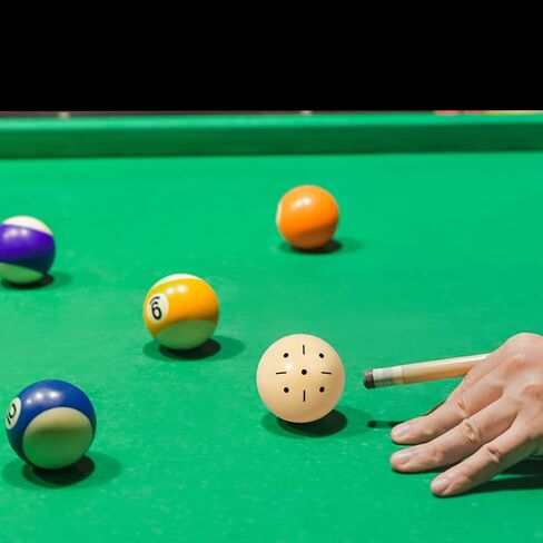 GSE Games & Sports Expert Billiard Practice Training Cue Ball, AAA-Grade PRO Cup Standard Pool Billiard Cue Ball (6 oz 2-1/4" Several Colors Available) in Kuwait