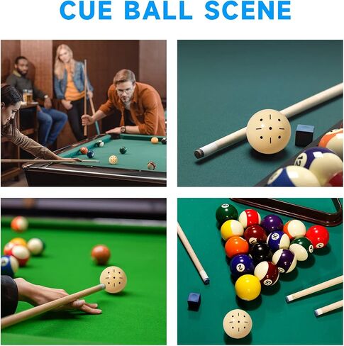 GSE Games & Sports Expert Billiard Practice Training Cue Ball, AAA-Grade PRO Cup Standard Pool Billiard Cue Ball (6 oz 2-1/4" Several Colors Available) in Kuwait