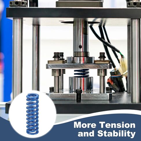 uxcell 2 Pcs Blue Compression Springs, 5/8" OD, 2" Length, Light Load 3D Printer Compression Mould Die Springs for Mechanical Equipment Printer Accessories (0.069"x0.126" Coil Wire) in Kuwait