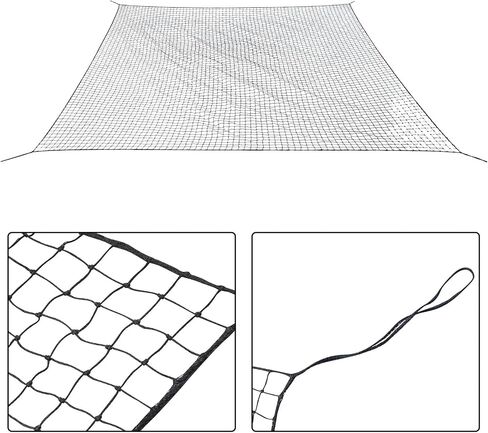 10 x 50ft الثقيلة البيسبول الكرة اللينة مساندة PE الملتوية معقود الرياضة حاجز المعاوضة للفناء الخلفي كرة السلة جولف كرة القدم in Kuwait
